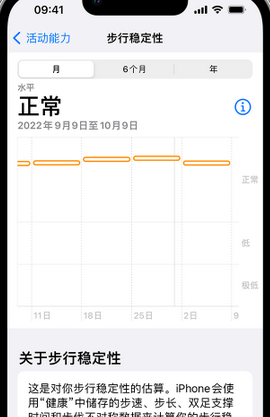 合山iPhone手机维修如何在iPhone开启'步行稳定性通知'