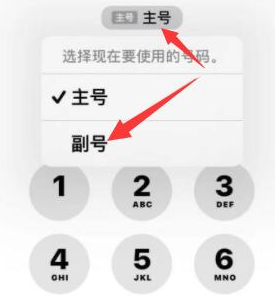 合山苹果14维修店分享iPhone 14 Pro Max使用副卡打电话的方法 