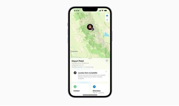 合山苹果14维修分享iPhone14系列中 FindMy功能通过卫星分享位置方法教程 