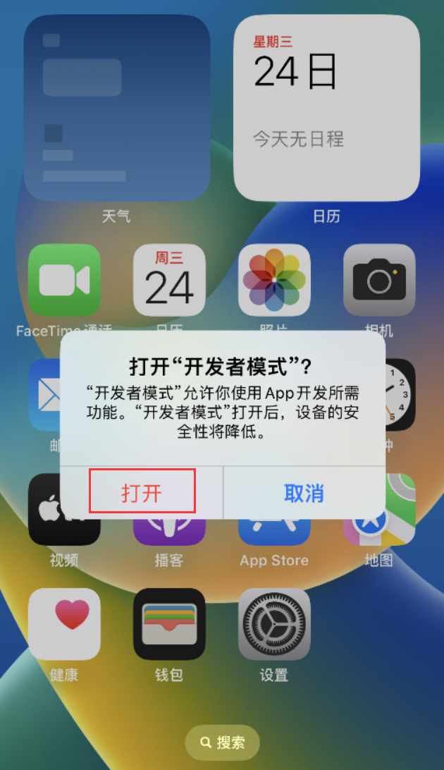 合山苹果手机维修分享如何打开开发者模式 